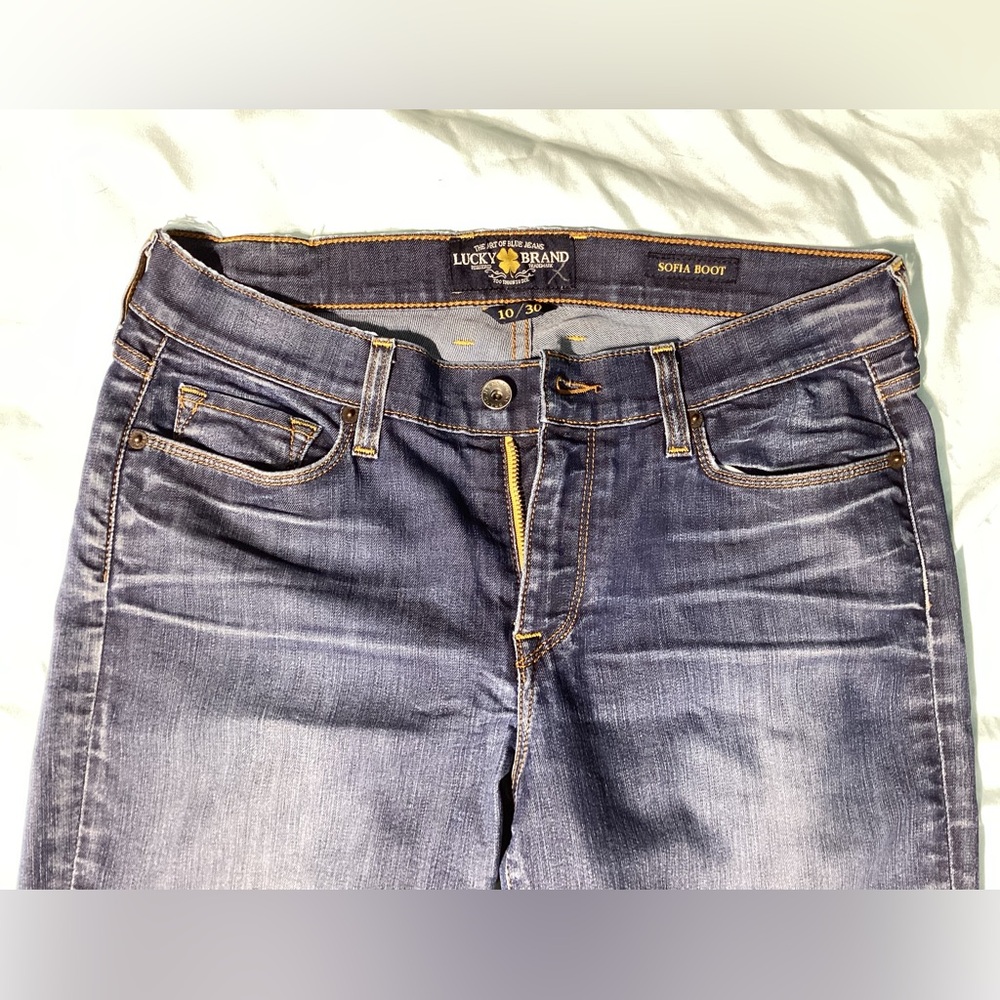 Lucky Brand Sofia Boot Medium Wash Jeans Size 10/30 - Picture 2 of 10